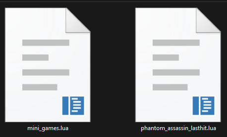 Скриншот скриптов в папке Scripts